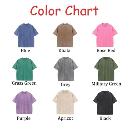 Limited Shadowed Blade Sorcerer Washed T-Shirt – Double Printed Oversized Heavyweight Anime-Inspired Streetwear