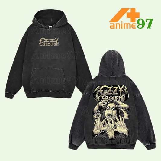 Retro Vintage Limited Dark Metal Legend Washed Hoodie – Rock-Inspired Graphic Oversized Unisex Streetwear