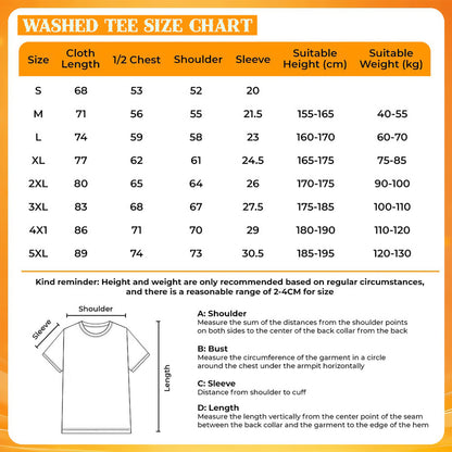 Limited Shadowed Blade Sorcerer Washed T-Shirt – Double Printed Oversized Heavyweight Anime-Inspired Streetwear